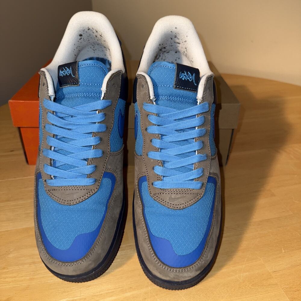 Size 10 - Stash x Nike Air Force 1 SP 2024 Low Blue - Picture 4 of 9